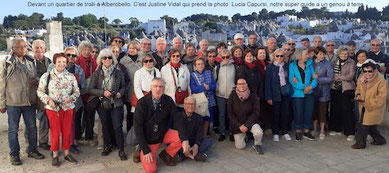 Photo de groupe ANOCR 34-12-48 dans les Pouilles du 2 au 9 mai 2023 anocr34.fr