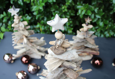 Treibholz, DIY, Treibholzbaum, Baum aus Treibholz selbst gefertigt, Schwemmholz Deko,