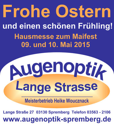 Brillenhausmesse zum Spremberger Maifest
