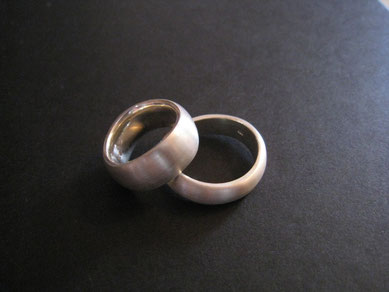 Trauringe, Eheringe, 925/- Sterlingsilber