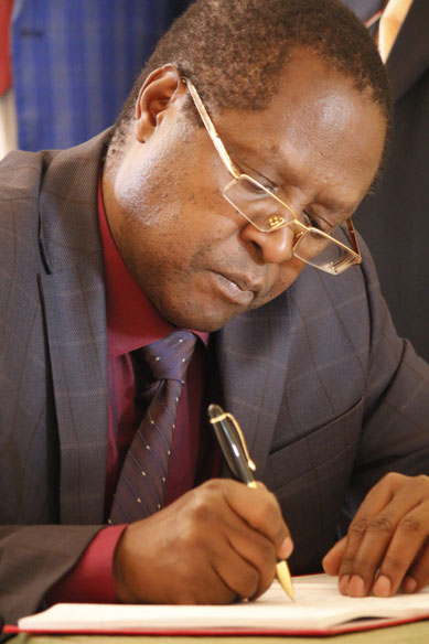 The Governor of Embu County Sir Martin N. Wambora...