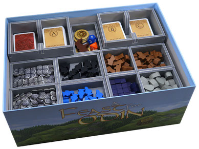 folded space insert organizer feast for odin foam core