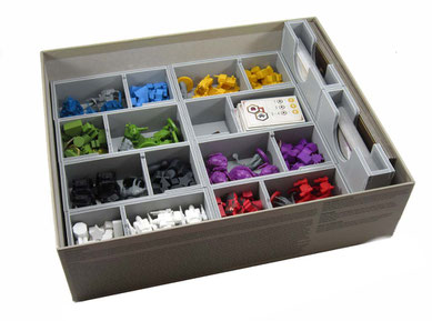 folded space insert organizer scythe foam core