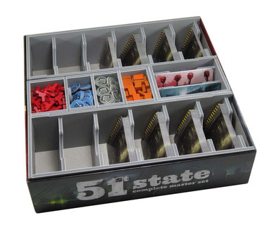 folded space insert organizer 51st state complete master set