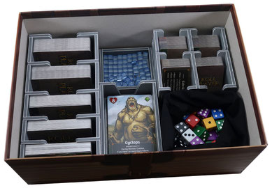 folded space insert organizer roll player big box foam core