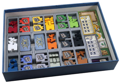 folded space insert organizer terra mystica merchants of the seas