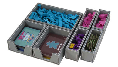 folded space insert organizer dinosaur island totally liquid foam core