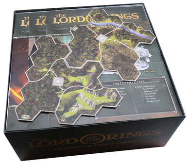 folded space insert organizer journeys in middle earth foam core