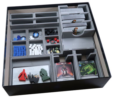folded space insert organizer clank in space foam core