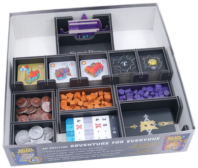 folded space insert organizer kutna hora the city of silver czech games edition