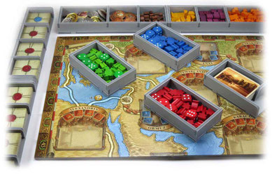 the voyages of marco polo insert organizer board game foamcore