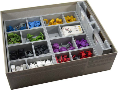 folded space insert organizer scythe foam core