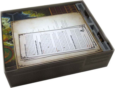 folded space insert organizer scythe foam core