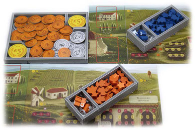 folded space insert organizer viticulture foam core