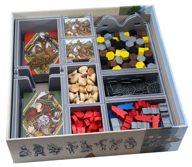 folded space insert organizer raiders of scythia
