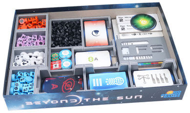 folded space insert organizer beyond the sun