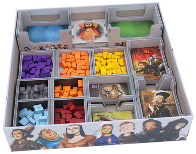 folded space insert organizer architects of the west kingdom collector's box age of artisans works of wonder garphill games