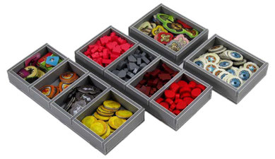 folded space insert organizer imperial settlers foamcore