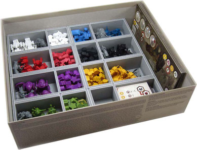 folded space insert organizer scythe foam core