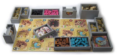 folded space insert organizer five tribes foamcore
