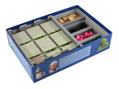 folded space insert organizer carcassonne foam core