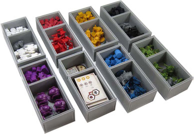 folded space insert organizer scythe foam core