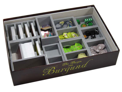 folded space insert organizer castles of burgundy