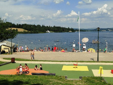 Plage de Pareloup, Notre Dame d'Aures - Arvieu