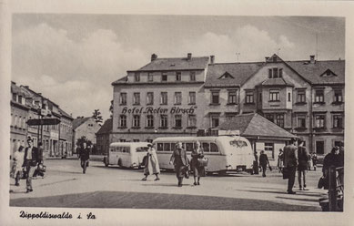 Dippoldiswalde, Platz der Jugend, nach 1945, Archiv W. Thiele