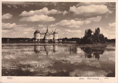 Schloss Moritzburg,nach 1945, Archiv W. Thiele