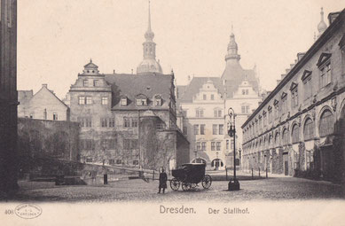 Dresden, Stallhof, Archiv W. Thiele