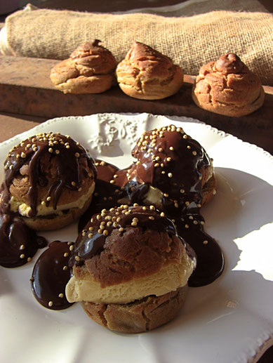 Profiteroles au millet