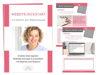 Vorschau Website Kickstart - Workbook von Julia Schuchardt