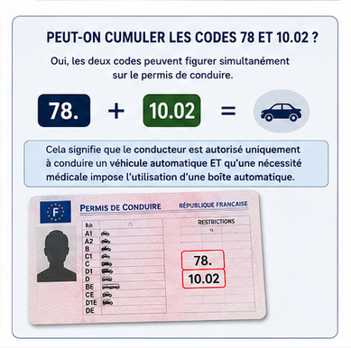 Peut-on cumuler les codes 78 et 10.02 = OUI