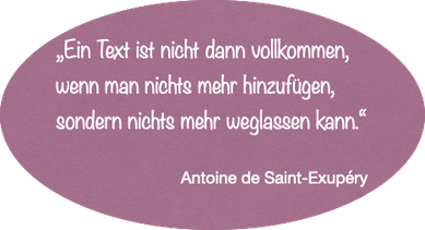 Zitat Saint-Exupéry. Online: Copywriter und Ghostwriter.