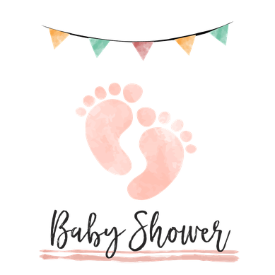 <a href="http://www.freepik.com/free-vector/watercolor-baby-shower-card-with-footprints_959126.htm">Designed by Freepik</a>