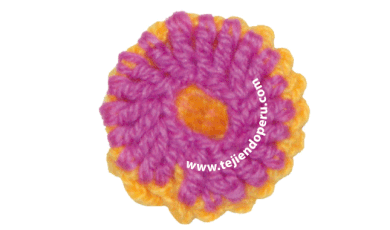 Cómo tejer flores Yoyo a crochet (Yoyo flowers)