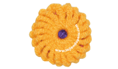 Cómo tejer flores Yoyo a crochet (Yoyo flowers)