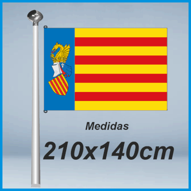 Banderas Senyera del Estatuto de Benicàssim 210x140cm don bandera