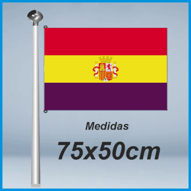 Banderas segunda republica española 75x50cm don bandera