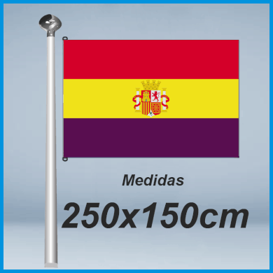 Banderas segunda republica española 250x150cm don bandera