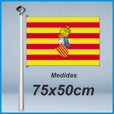 Banderas preautonomia valenciana, Senyera Preautonómica,  75x50cm don bandera comprar