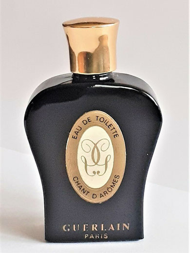 CHANT D'ARÔMES - LYRE NOIRE EN VERRE OPAQUE : EAU DE TOILETTE