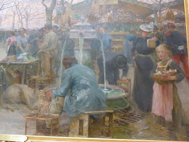 Le marché aux Oiseaux  Henri Gaston Darien 1864 -1926