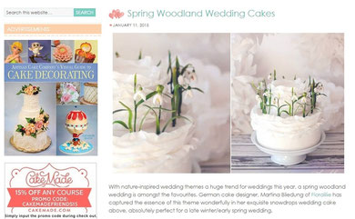  'Spring Woodland Wedding Cakes' | Januar 15