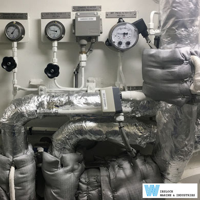An ATH thermostat installed on a ship.