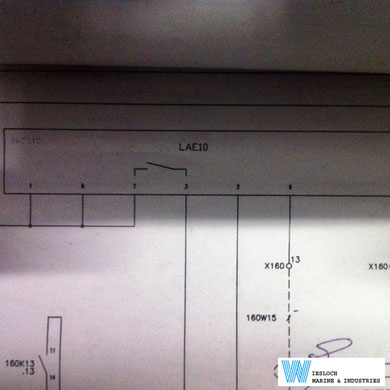 An example how a Siemens LAE10 might appear on the technical drawing.