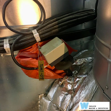 An ATH thermostat installed on a ship.