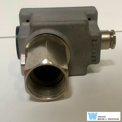 The Landis & Gyr QRA10.B flame detector.