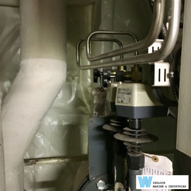 Two Jumo ATH thermostats installed on a ship.